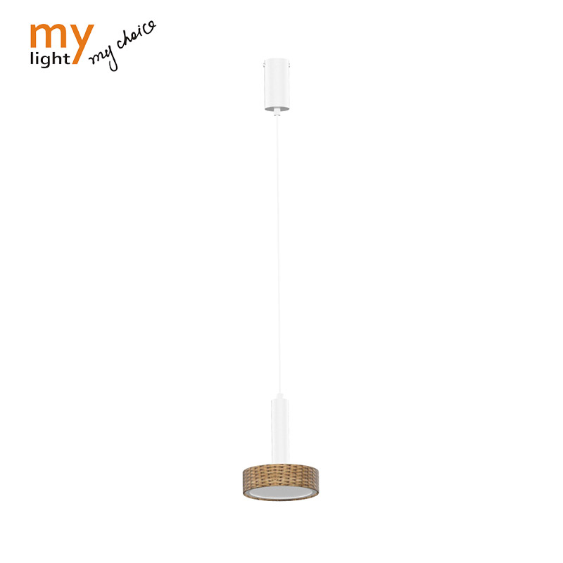 145Mm Bulb Rattan Lamp Cover Nordic Pendant Lighting For Kitchen Island