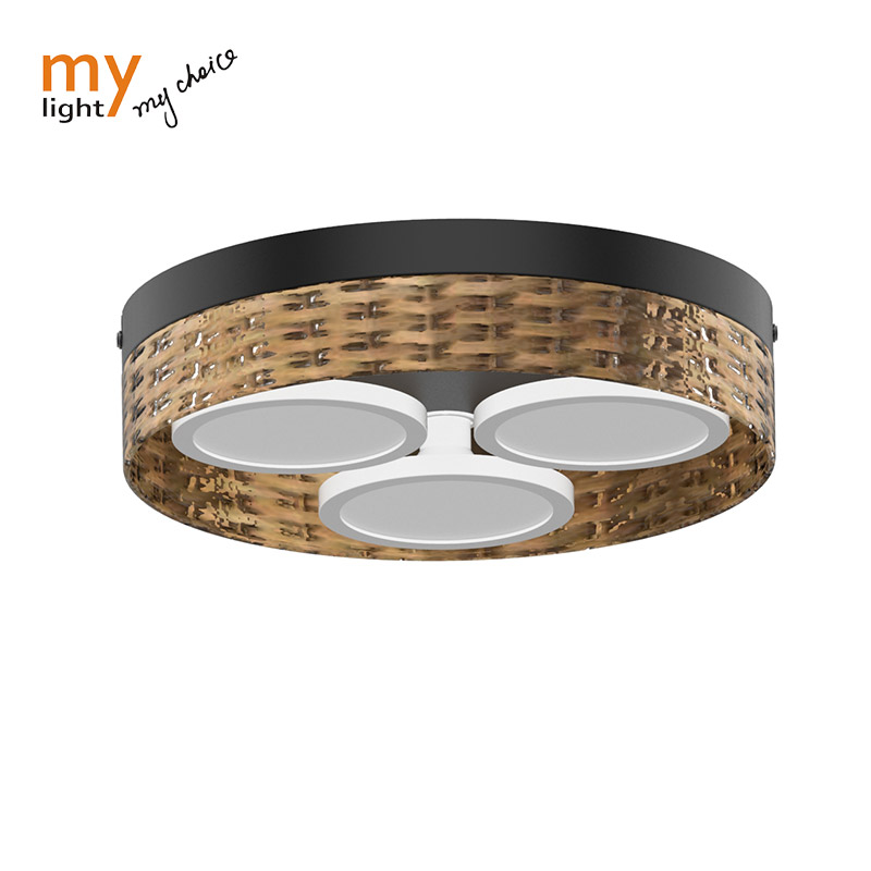 Rattan Ceiling Light Shade Ceiling Spot Light Series With 6W Gu10 Bulb|Mylight-China