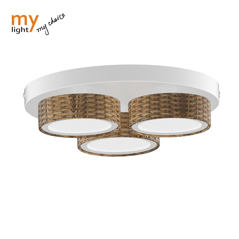 27CM/35CM Round Rattan Ceiling Light With 110MM Gu10 Bulb Socket|Mylight-China
