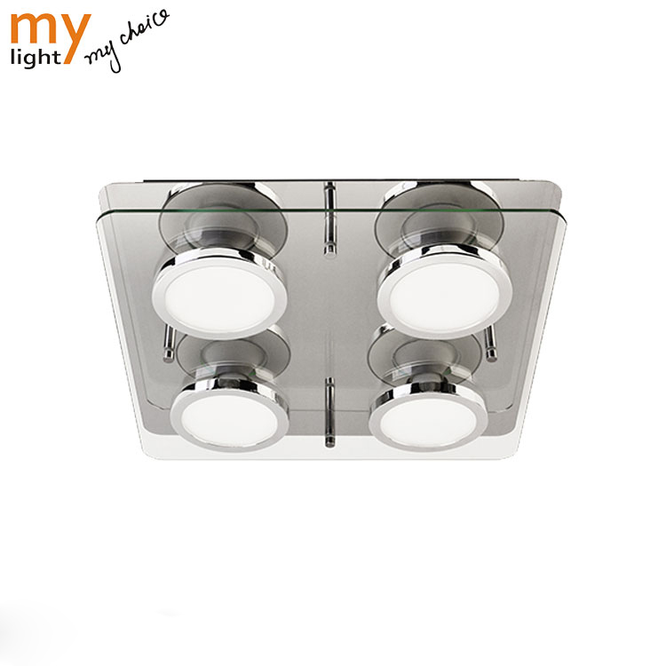 Spot Led Ceiling Light, Home Glass Wall Ceiling Mounted Light Led Ceiling Lamp Indoor