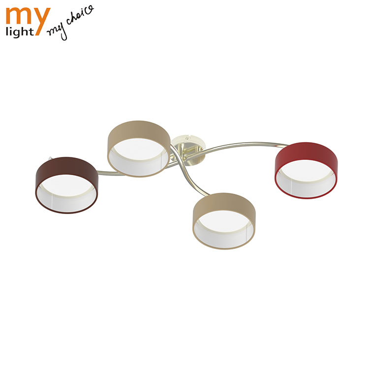 Modern Lighting Decoration LED Ceiling Lamp Series With Cloth Cover Lamp Shade