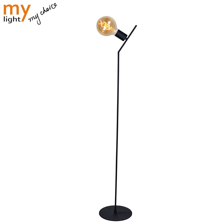Retro Sand Black LED E27 Floor Lamp For Home Office Reading