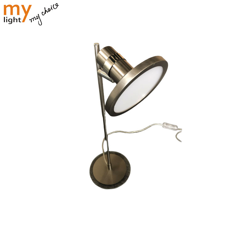 Simple Design LED Modern Table Lamp Study With GU10 Panel Bulb