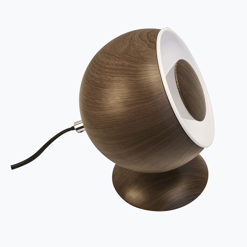 LED table lamp with GU10 5W indirect bulb in wood, adjustable rotation angle, Popular in European Market