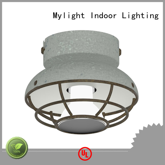 Mylight cement and rusty finish ceiling lamp directly sale for home